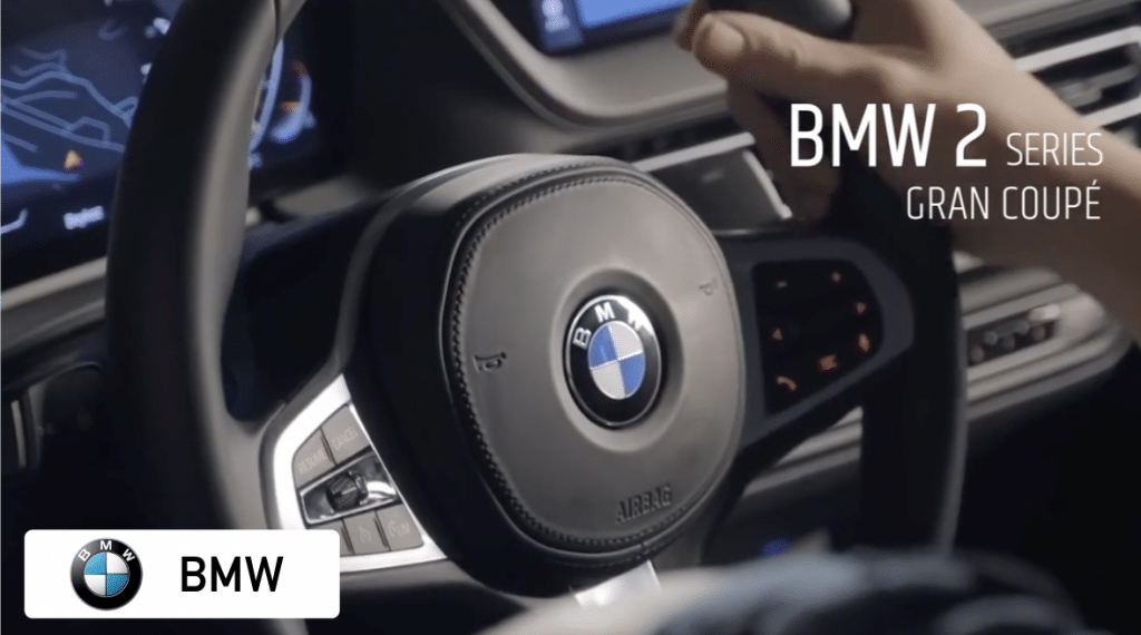 BMW steering wheel